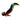 Bulgari 18K Enamel Brooch Toucan Bird Yellow Gold 1980s
