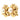 Mikimoto 18K Pearl Earrings Floral Motif Yellow Gold Studs
