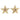 Jean Schlumberger Star Brooches Pair 18K Yellow Gold Ruby French