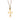 James Avery Cross Charm Pendant Choker Necklace 14K Yellow Gold
