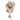 Andre Vassort Diamond Flower Brooch French 18K Yellow Gold & Platinum ~32.0 CTW