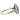 Art Deco Style Platinum European Cut Diamond Ring