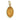 French Saint Therese Charm Pendant Pearl Accents 18K Yellow Gold Art Nouveau
