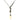 John Hardy Diamond Snake Lariat Necklace Adjustable Citrine End Sterling Silver