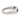 Platinum Three Stone Gypsy Ring Rubies Diamond Center Late Deco 1950's