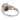 Estate Black Opal Ring Platinum Diamond Accents Size 5.5 ~1.61ctw