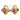 Bulgari Carre Earrings Amethyst Tourmaline Clip-ons 18K Yellow Gold