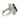 Estate Platinum Black Opal Diamond Ballerina Setting Ring ~9.13ctw
