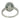 Estate Platinum Sapphire Diamond Halo Cluster Ring ~4.30ctw Size 7.25