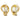 Bulgari 1970s Earrings Carved Rock Crystal 18K Yellow Gold Clip-Ons