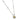 18K Yellow Diamond Halo Pendant Necklace White Gold Diamond Station Chain