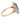 Edwardian Diamond Navette Ring Rhodolite Garnet Center 14K Yellow Gold Platinum