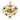Vintage Puffy Heart Pendant 14K Natural Rubies Yellow Gold