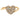 Cartier Diamond Heart Ring 18K Yellow Gold 1990s