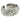 Bulgari Spiga Pave Diamond Ring 18K White Gold