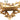 Jean Schlumberger Star Brooches Pair 18K Yellow Gold Ruby French