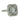 Art Deco Style Platinum European Cut Diamond Ring