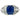 Estate Sapphire Diamond Cocktail Ring Royal Blue GIA Certified 6.03ctw
