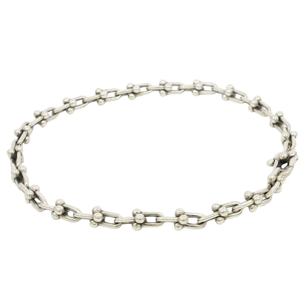 Tiffany Sterling Silver Hardwear Micro Link Bracelet 7