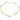 Tiffany & Co. Elsa Peretti Yellow Gold Diamond by the Yard Bracelet 18K