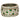 Vintage 18K ~6.9ctw Diamond Wide Band Yellow Gold Emerald Accents French Made