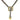 David Yurman Two-Tone Quatrefoil Lariat Chain Necklace Sterling Silver 18K YG
