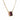 Aldo Cipullo Square Rhodonite Cabochon 18K Yellow Gold Necklace 1970