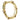 Vintage Chunky Gold Bracelet Uno A Erre 14K Two Tone Gold Bracelet