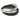 Cartier Ceramic Trinity Ring Vintage 18k White Gold Platinum Size 46