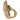 Bulgari Pavé Diamond Earring Teardrop Puzzle Design 18K Yellow Gold