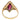 Edwardian Diamond Navette Ring Rhodolite Garnet Center 14K Yellow Gold Platinum