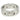 Cartier Maillon Panthère Triple Row Ring 18K White Gold Size 62