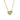 14K Diamond Puffy Heart Pendant Necklace Yellow Gold Size 16"