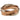 Tiffany & Co. 1837 Interlocking Bangle Bracelet Sterling Silver & Rubedo Metal