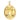 French 18K Pendant Arc De Triomphe Yellow Gold Ruby and Sapphire