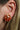 18K Coral Diamond Earrings Aletto Brothers Clip-on Sputnik Design 18K Gold