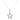 Platinum Diamond Star Pendant 18K Necklace Baguette-cut & Round Diamonds ~.75ctw