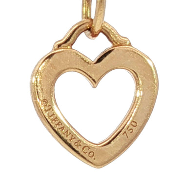 Tiffany & Co. Diamond Heart Charm 18k Rose Gold