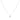 18K Yellow Diamond Halo Pendant Necklace White Gold Diamond Station Chain