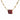 Aldo Cipullo Square Rhodonite Cabochon 18K Yellow Gold Necklace 1970