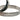 Cartier Ceramic Trinity Ring Vintage 18k White Gold Platinum Size 46