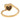 Cartier Diamond Heart Ring 18K Yellow Gold 1990s