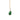 Vintage 14K Raw Emerald Pendant Necklace 20" ~9.6ctw Emerald