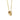 14K Diamond Puffy Heart Pendant Necklace Yellow Gold Size 16"