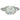Art Deco Asscher Cut Diamond Platinum Engagement Ring GIA 2.9ct D IF