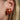 18K Coral Diamond Earrings Aletto Brothers Clip-on Sputnik Design 18K Gold