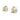 MAZ Pearl Diamond Earrings 18K Mother of Pearl White & Yellow Gold ~.78ctw