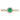 Victorian 18K Diamond Brooch Synthetic Emerald Yellow Gold ~3.64ctw