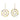 Vintage Sapphire Drop Earrings 18K Yellow Gold Multi-Color ~4.3ctw
