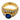 Cartier No Heat Sapphire Diamond Ring Royal Blue 18K Yellow Gold ~5.71ctw